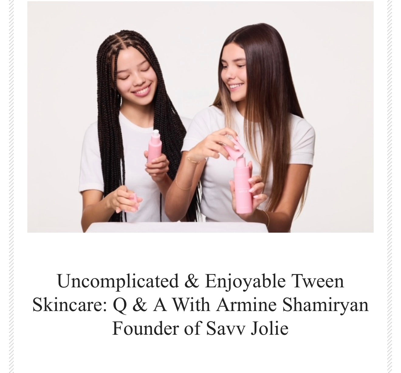 Savv Jolie Featured in Beauty News NYC: Why Gentle Skincare Matters More Than Ever
