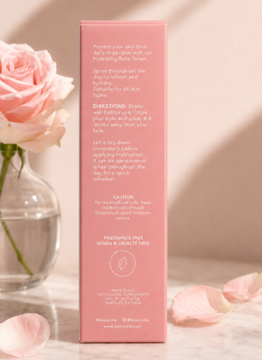 Hydrating Mist Toner – Rose Petal